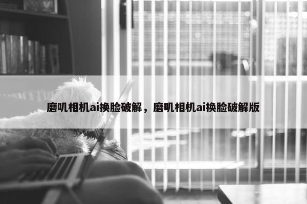 磨叽相机ai换脸破解，磨叽相机ai换脸破解版