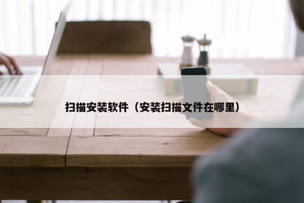 扫描安装软件（安装扫描文件在哪里）