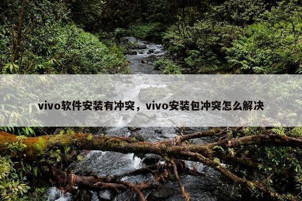 vivo软件安装有冲突，vivo安装包冲突怎么解决