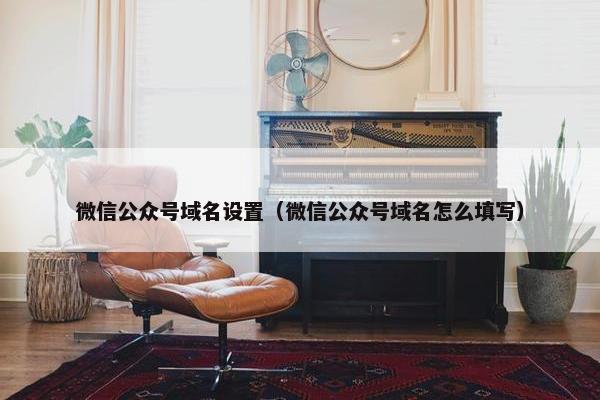 微信公众号域名设置（微信公众号域名怎么填写）