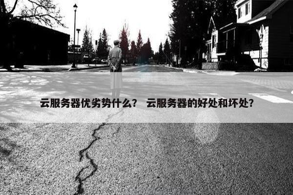 云服务器优劣势什么？ 云服务器的好处和坏处？
