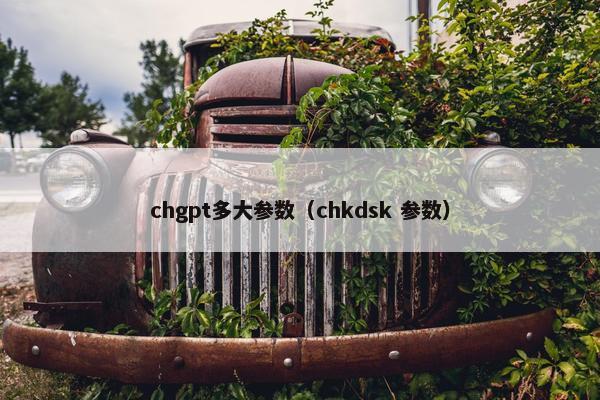 chgpt多大参数（chkdsk 参数）