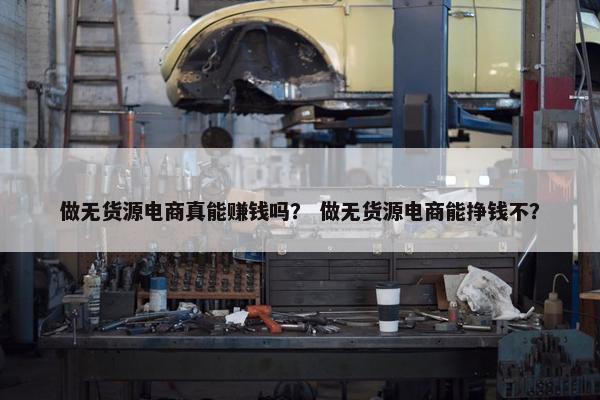 做无货源电商真能赚钱吗？ 做无货源电商能挣钱不？
