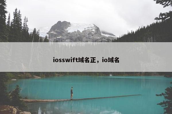 iosswift域名正，io域名