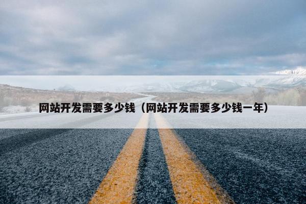 网站开发需要多少钱（网站开发需要多少钱一年）