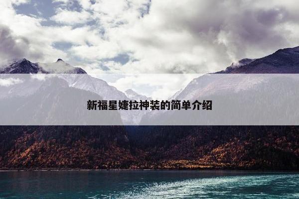 新福星婕拉神装的简单介绍