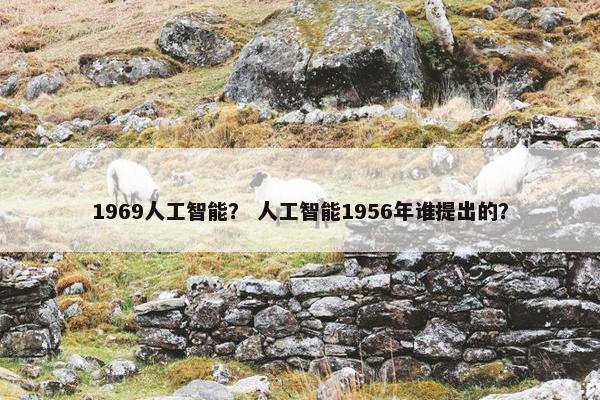 1969人工智能？ 人工智能1956年谁提出的？