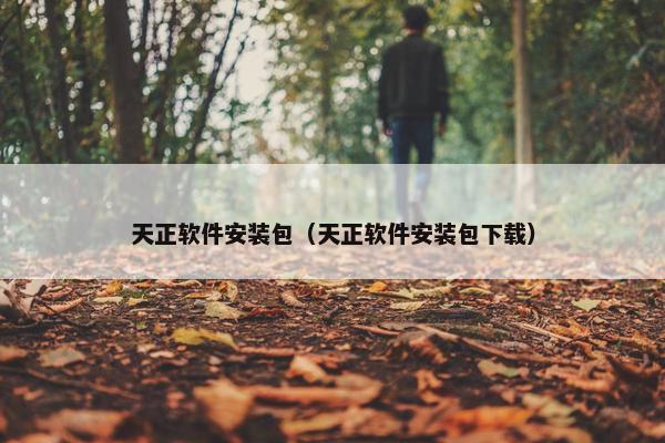 天正软件安装包（天正软件安装包下载）