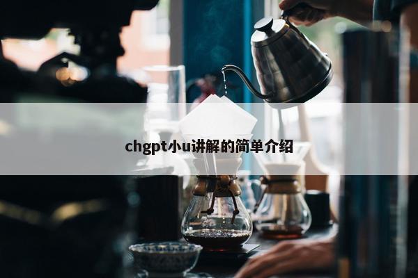 chgpt小u讲解的简单介绍