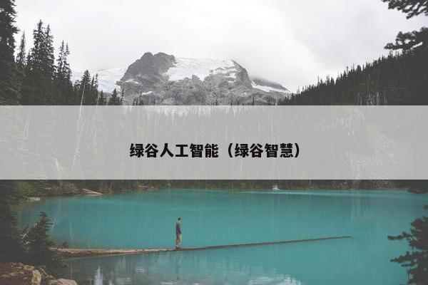 绿谷人工智能（绿谷智慧）