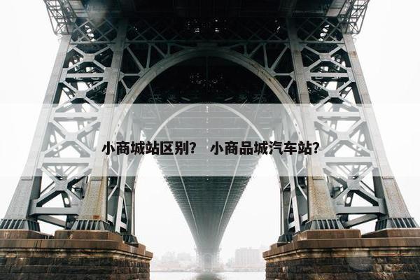 小商城站区别？ 小商品城汽车站？