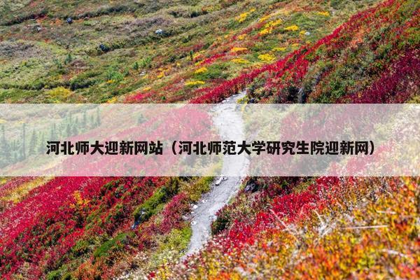 河北师大迎新网站（河北师范大学研究生院迎新网）