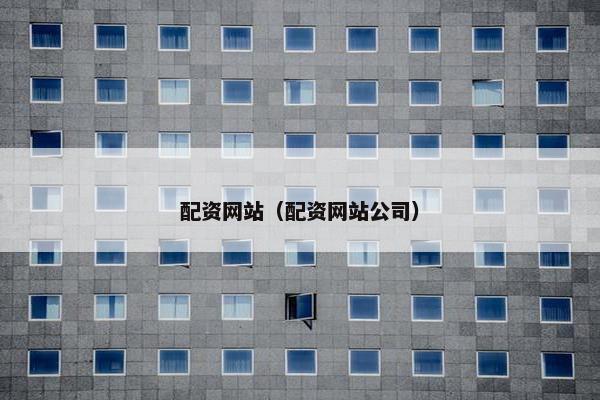 配资网站（配资网站公司）