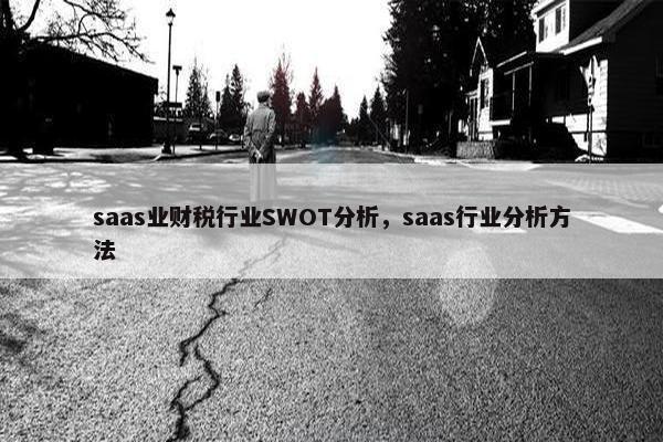 saas业财税行业SWOT分析，saas行业分析方法