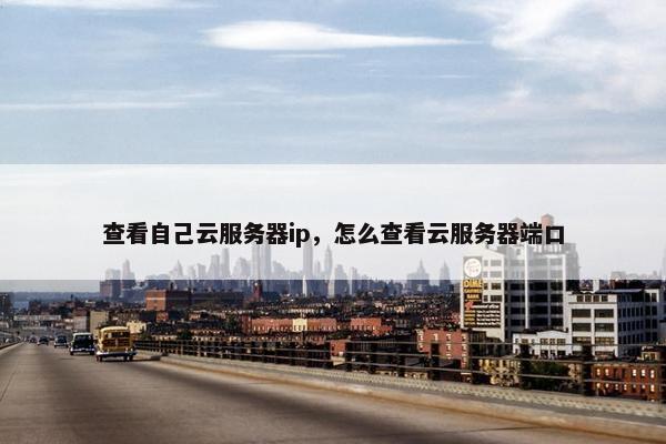 查看自己云服务器ip，怎么查看云服务器端口