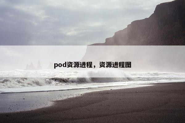 pod资源进程，资源进程图