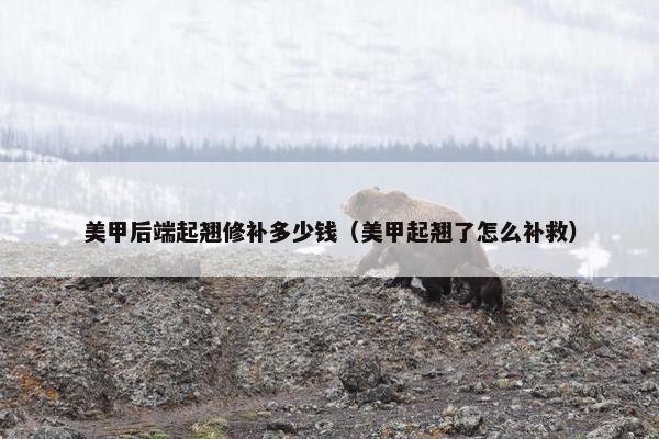 美甲后端起翘修补多少钱（美甲起翘了怎么补救）