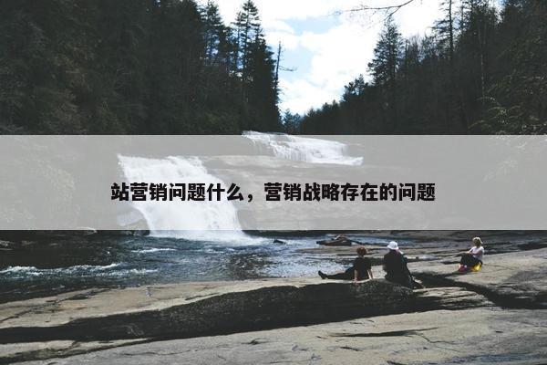 站营销问题什么，营销战略存在的问题