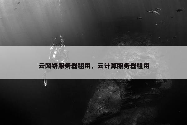 云网络服务器租用，云计算服务器租用