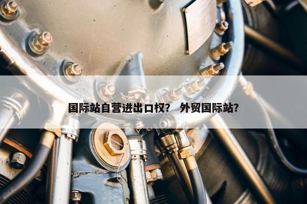 国际站自营进出口权？ 外贸国际站？