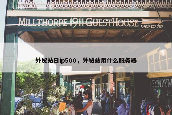 外贸站日ip500，外贸站用什么服务器