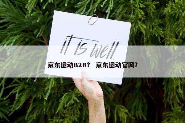 京东运动B2B？ 京东运动官网？