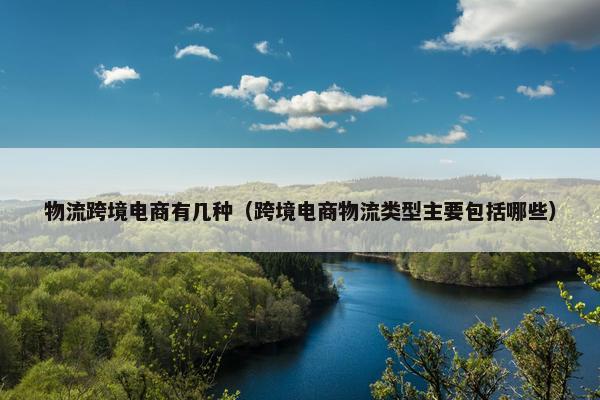 物流跨境电商有几种（跨境电商物流类型主要包括哪些）