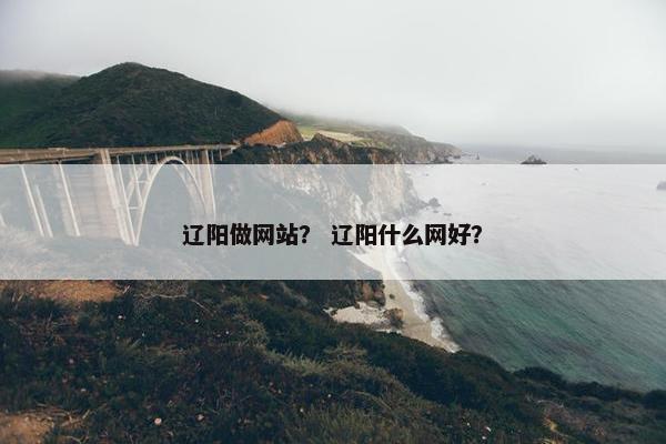 辽阳做网站？ 辽阳什么网好？