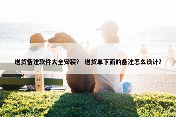 送货备注软件大全安装? 送货单下面的备注怎么设计?