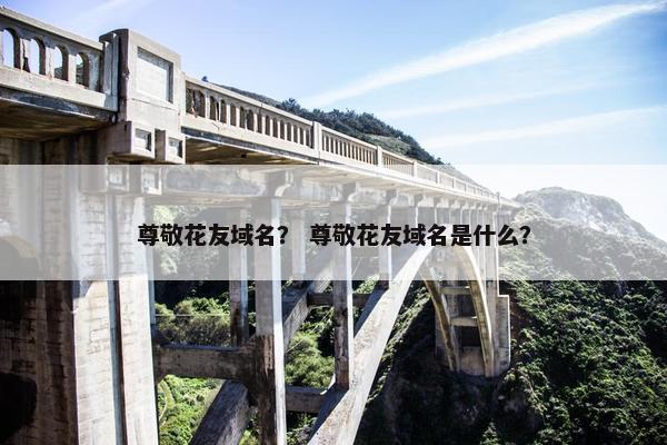 尊敬花友域名? 尊敬花友域名是什么?