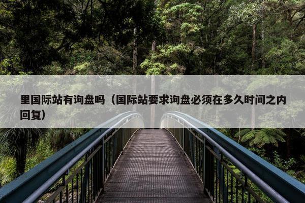 里国际站有询盘吗(国际站要求询盘必须在多久时间之内回复)