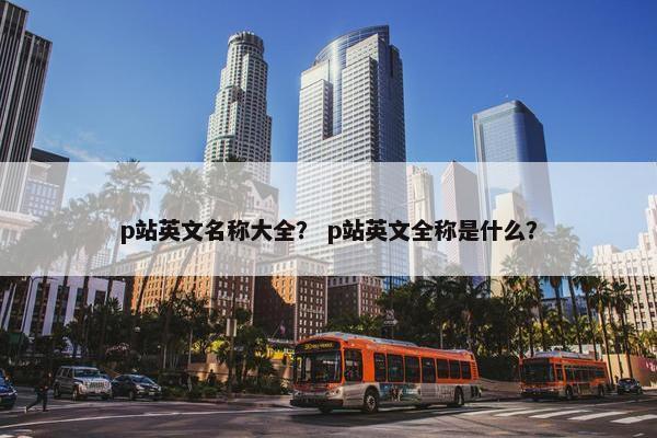 p站英文名称大全? p站英文全称是什么?