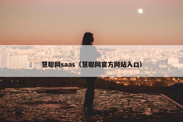 慧聪网saas（慧聪网官方网站入口）