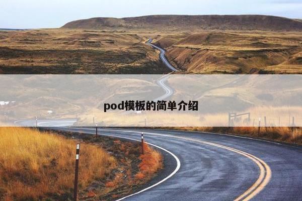 pod模板的简单介绍
