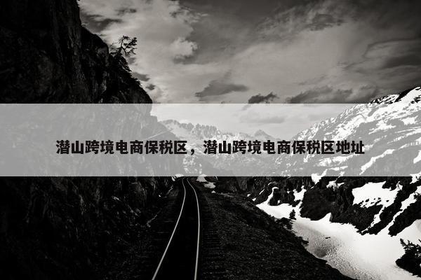 潜山跨境电商保税区,潜山跨境电商保税区地址