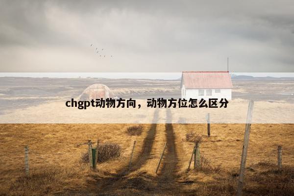 chgpt动物方向，动物方位怎么区分