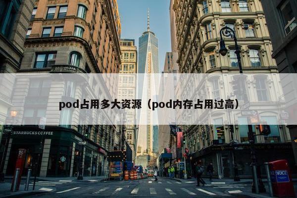 pod占用多大资源（pod内存占用过高）