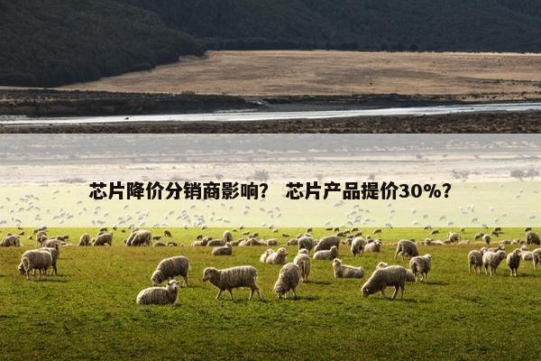 芯片降价分销商影响？ 芯片产品提价30%？