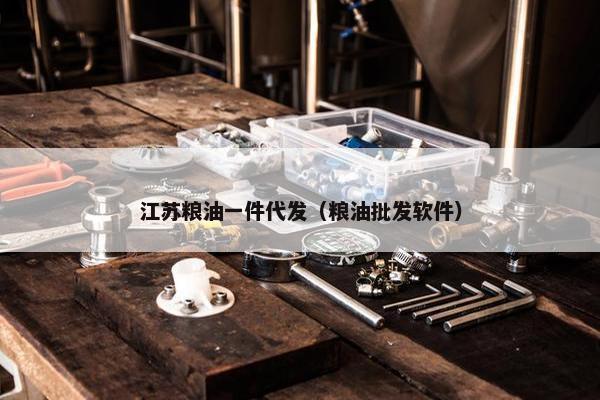 江苏粮油一件代发(粮油批发软件)