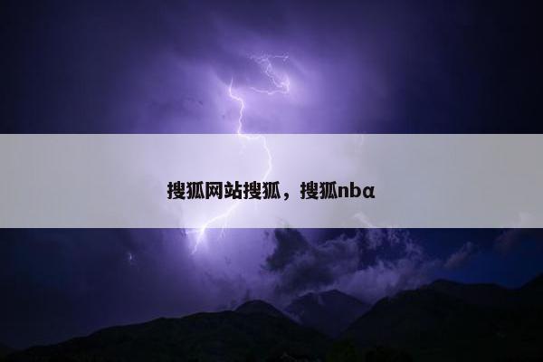 搜狐网站搜狐,搜狐nbα