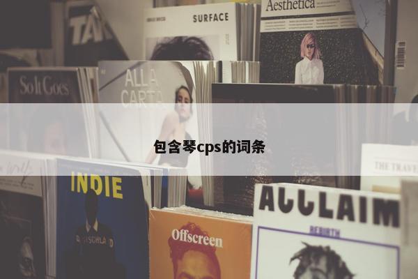 包含琴cps的词条