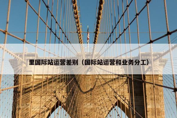 里国际站运营差别(国际站运营和业务分工)
