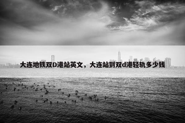 大连地铁双D港站英文，大连站到双d港轻轨多少钱