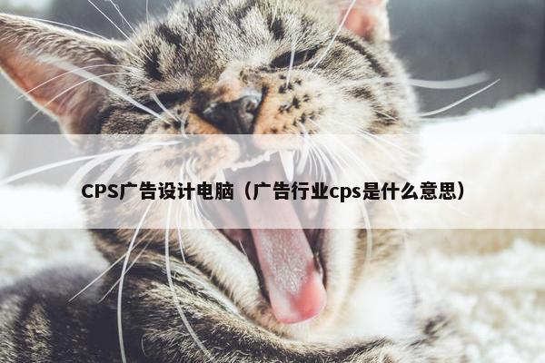 CPS广告设计电脑（广告行业cps是什么意思）