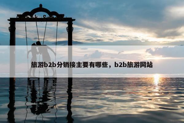 旅游b2b分销接主要有哪些,b2b旅游网站