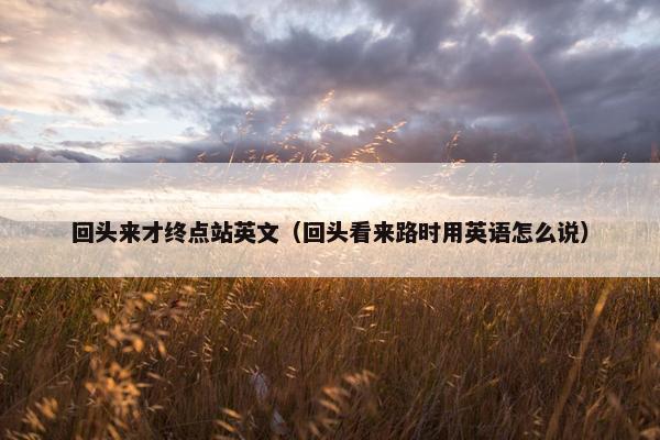 回头来才终点站英文（回头看来路时用英语怎么说）