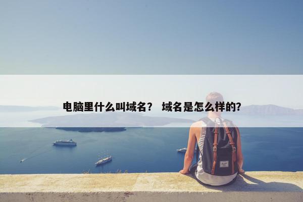 电脑里什么叫域名? 域名是怎么样的?