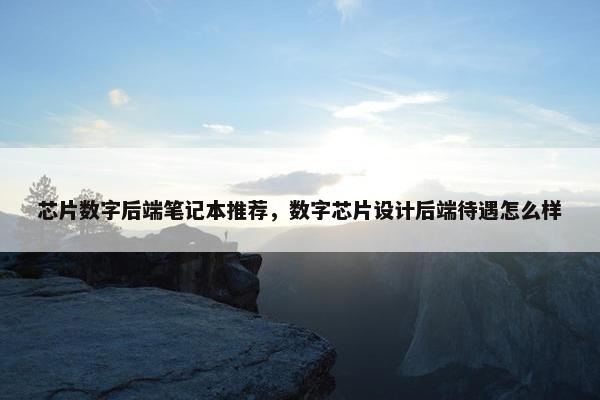 芯片数字后端笔记本推荐,数字芯片设计后端待遇怎么样 芯片数字后端笔记本推荐,数字芯片设计后端待遇怎么样