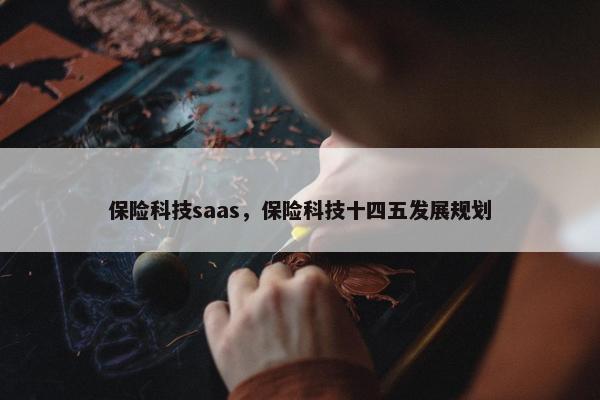 保险科技saas，保险科技十四五发展规划