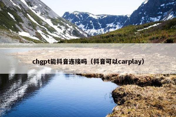 chgpt能抖音连接吗(抖音可以carplay)